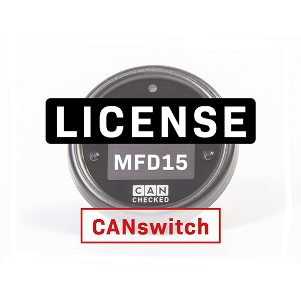 CANchecked Lizenz Can switch für MFD15