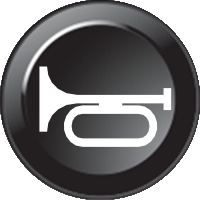 Blink Marine Street Icon Einsätze für CAN Keypad (15mm) Hupe