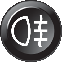 Blink Marine Street Icon Einsätze für CAN Keypad (15mm) Nebelschlusslicht