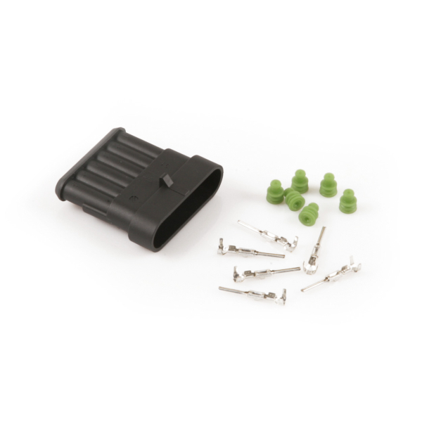 AMP Superseal 6-Polig inkl. Pins männlich