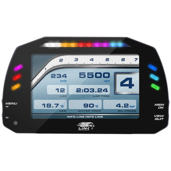 LinkECU MXS Strada 5" Dash - Race Edition