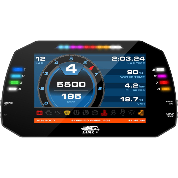 LinkECU MXG Strada Light 7" Dash - Race Edition
