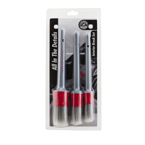 Chemical Guys Interior Detailing Brushes 3er Set